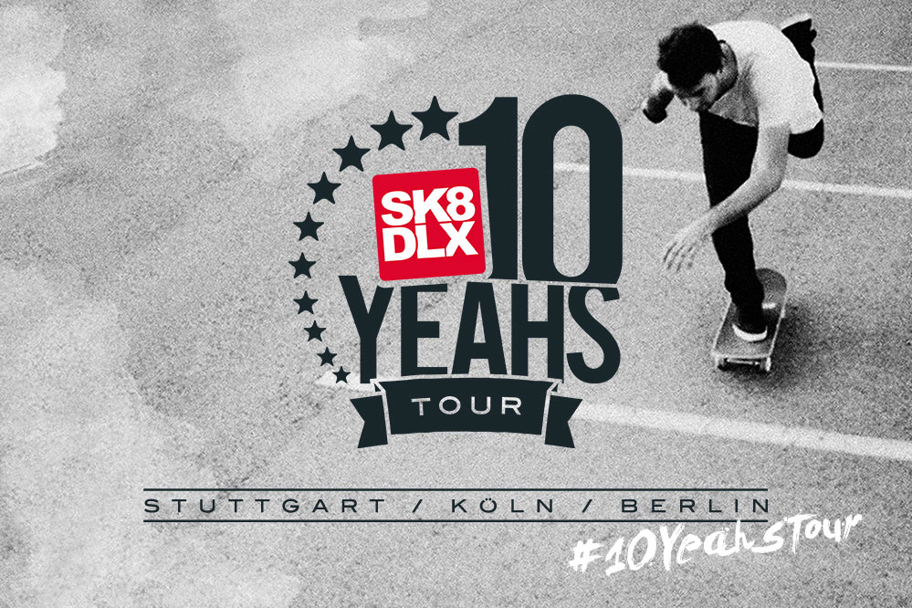 Vom 04.-14. August geht das skatedeluxe Skate Team auf Tour. Stationen sind Stuttgart, Köln und Berlin.