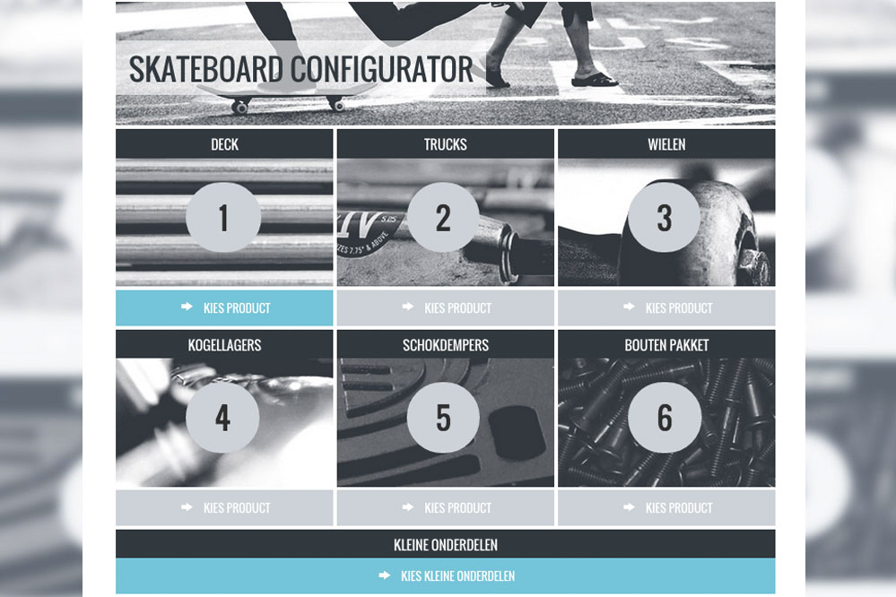 De Skateboard Configurator