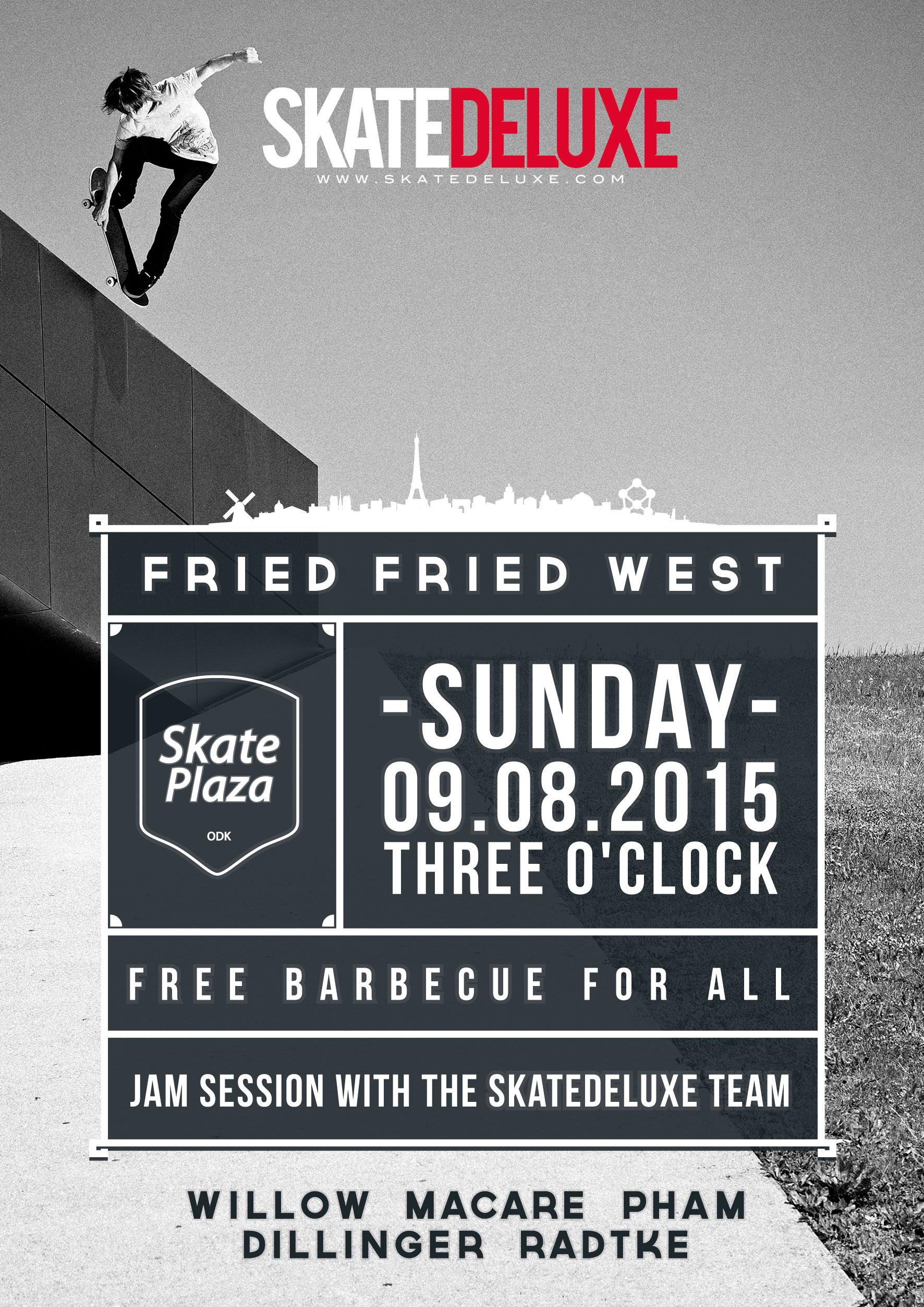 skatedeluxe Fried Fried West Tour - ODK Skateplaza