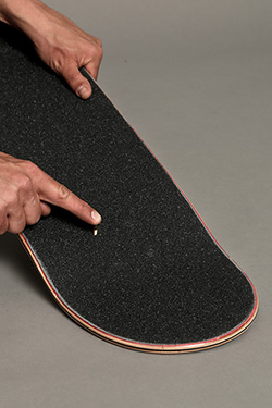 Insert the screws from the top