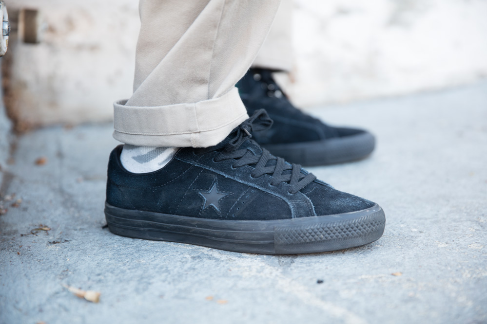 converse one star pro black