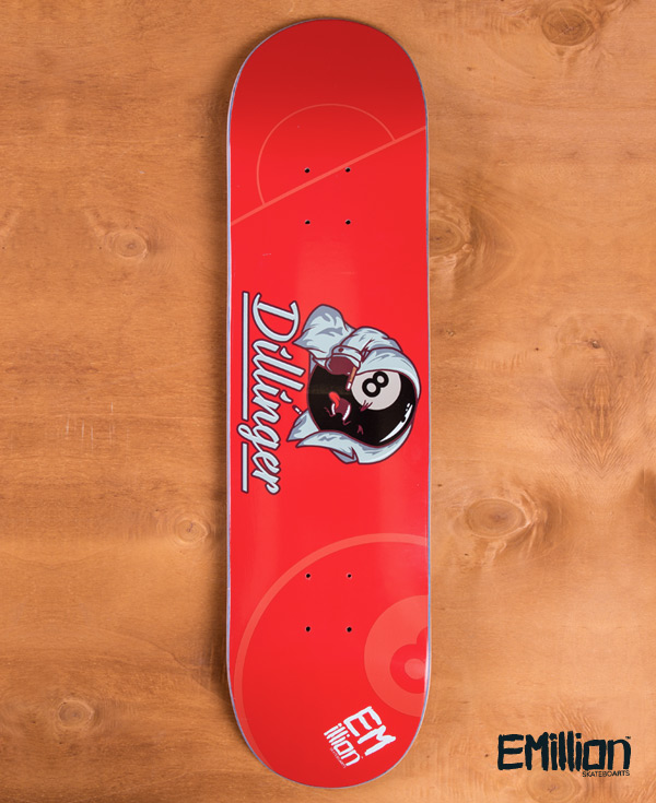 EMillion Pro Club Dillinger 8.125 Deck bij skatedeluxe