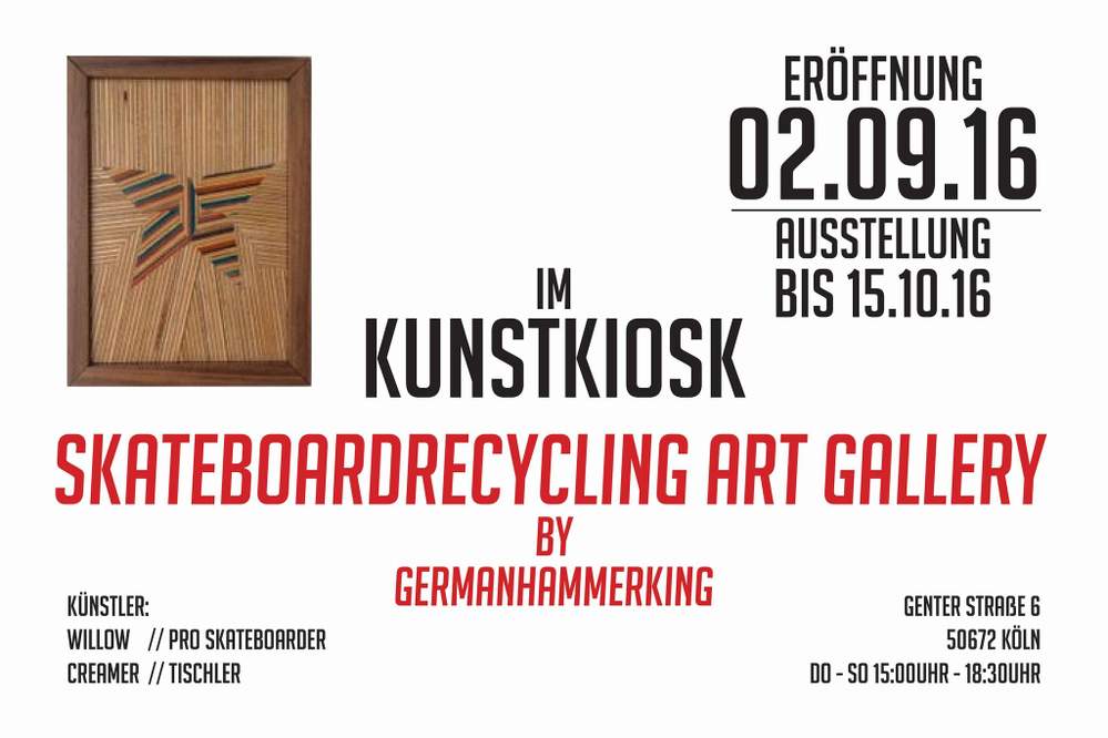 Willow - Skateboard Recycling Ausstellung