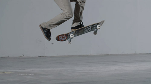 Skateboard Trick 360 Pop Shove-it