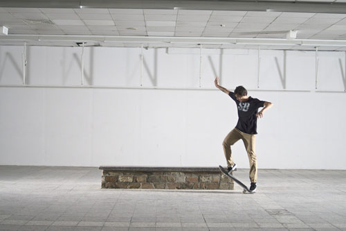 Skateboard Trick 5-0