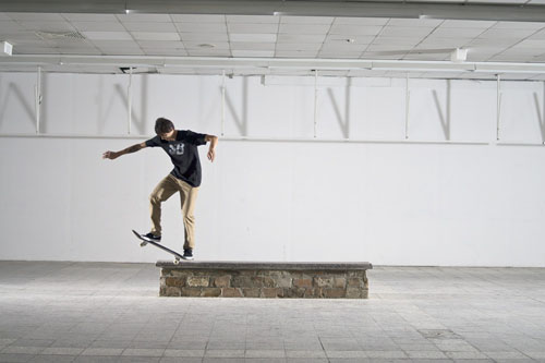 Skateboard Trick 5-0