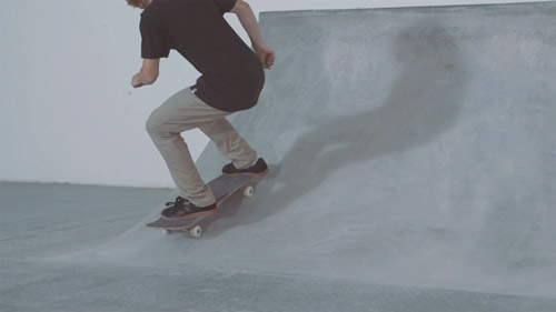 Skateboard Trick FS 50-50