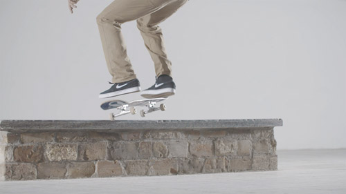 Skateboard Trick FS Crooked