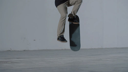 Skateboard Trick FS Pop Shove-It