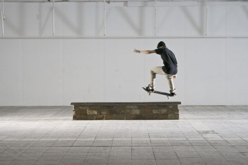 Skateboard Trick FS Smithgrind