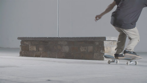 Skateboard Trick FS Tailslide Feet Position