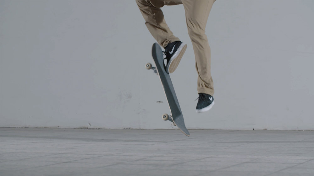 Skateboard Trick Hardflip