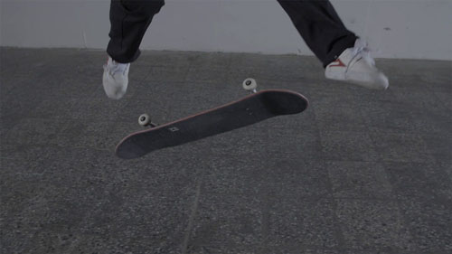 Skateboard Trick Heelflip