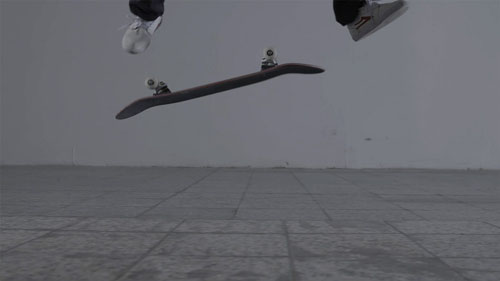 Skateboard Trick Kickflip