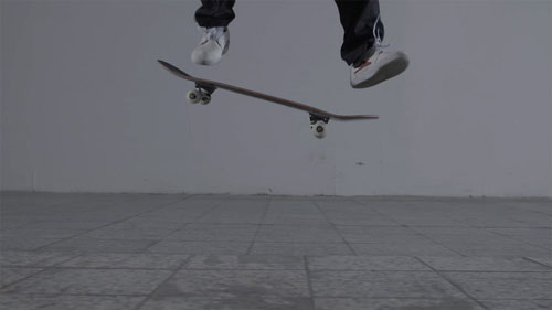 Skateboard Trick Kickflip