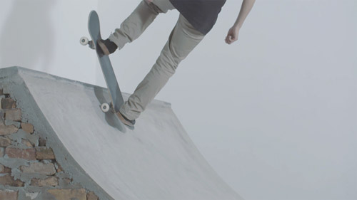 Skateboard Trick Rock to Fakie