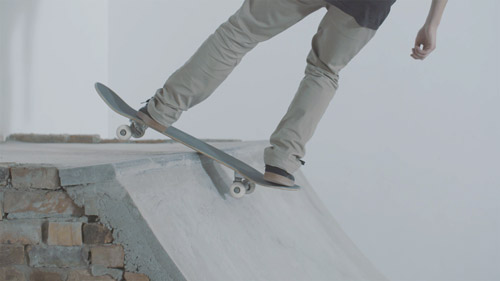 Skateboard Trick Rock to Fakie