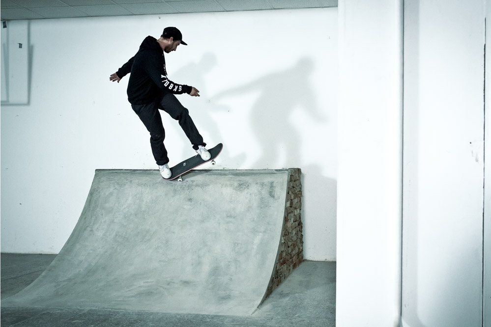Skateboard Trick Pivot To Fakie