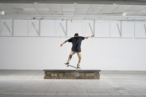 Skateboard Trick Nosegrind