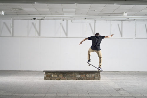 Skateboard Trick Nosegrind