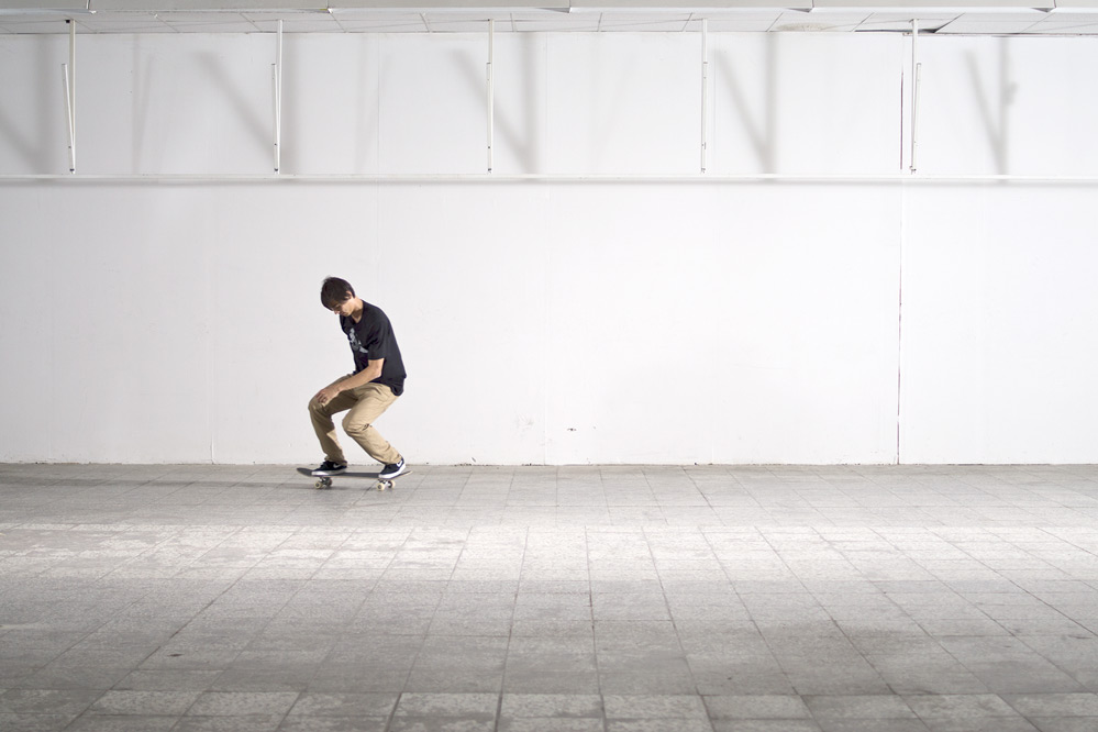 Skateboard Trick 360 Flip