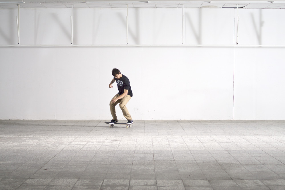 Skateboard Trick 360 Flip