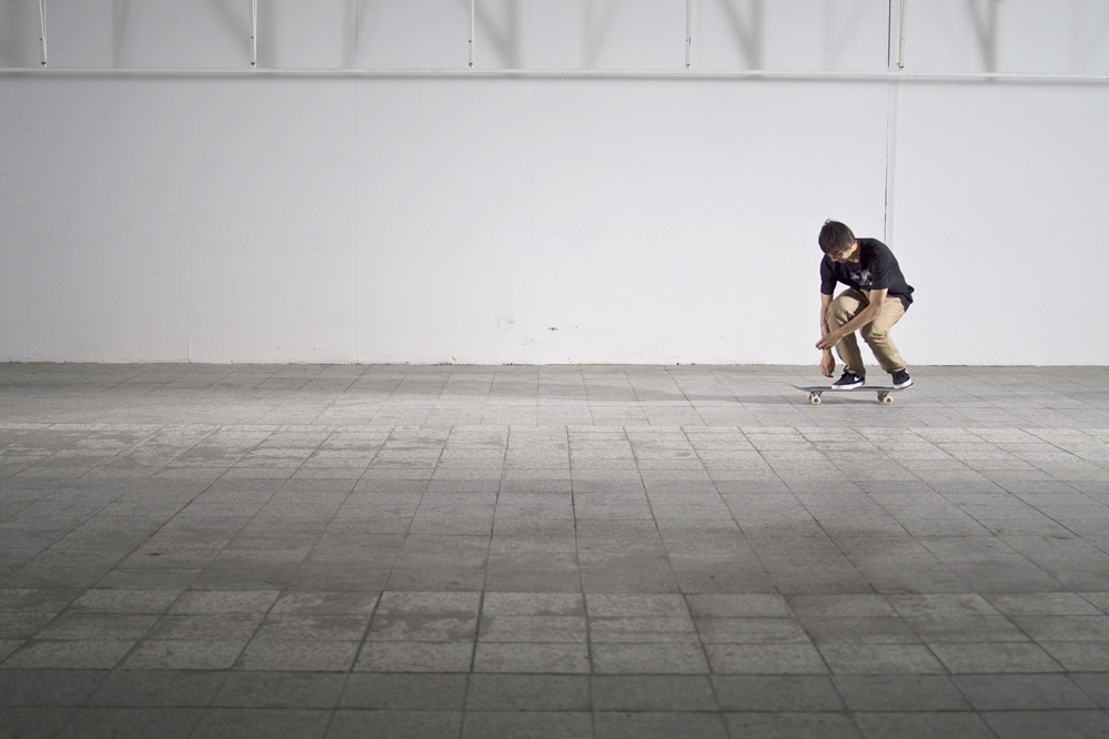 Skateboard Trick Hardflip