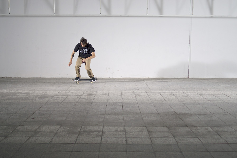 Skateboard Trick Hardflip