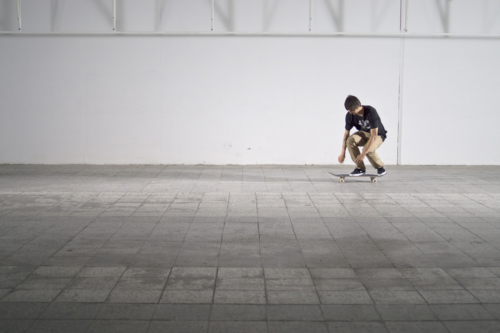 Skateboard Trick Hardflip