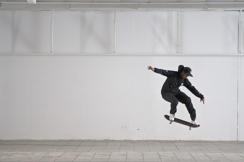 Skateboard Trick Kickflip