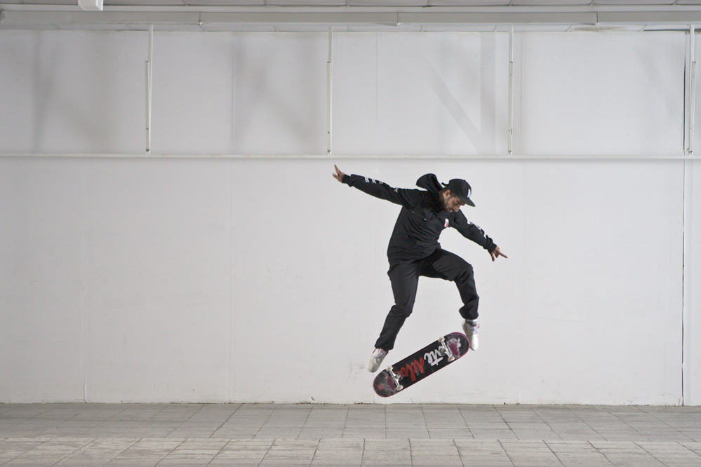 Skateboard Trick Kickflip