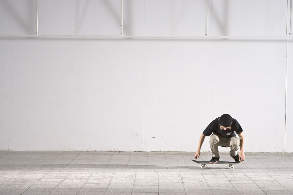 Skateboard Trick Switch Heelflip