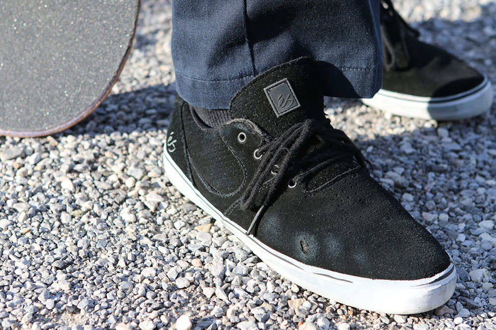 The éS Accel SQ skate shoe at skatedeluxe