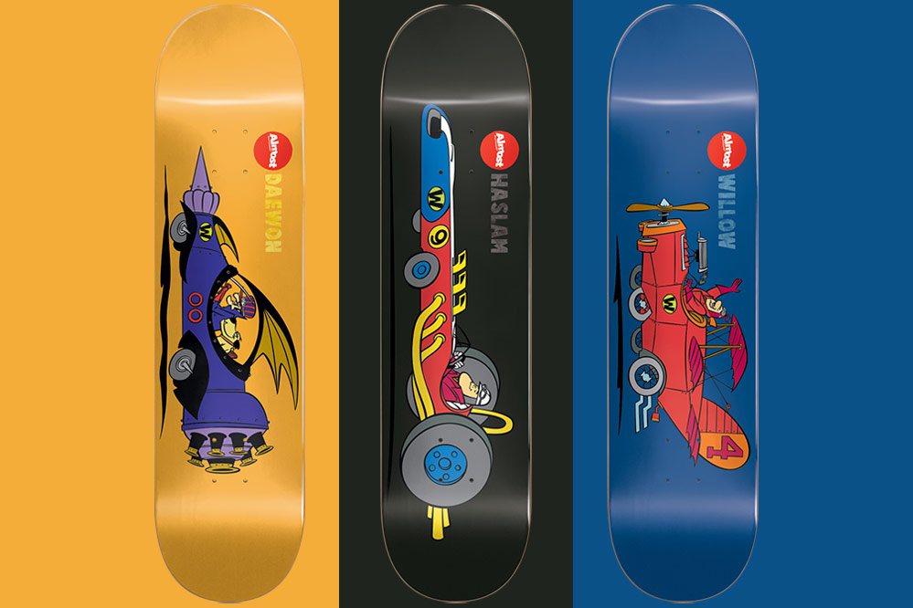 De nieuwe Almost Wacky Races deck series