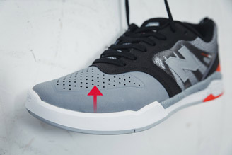 Perforation sur les chaussures skate