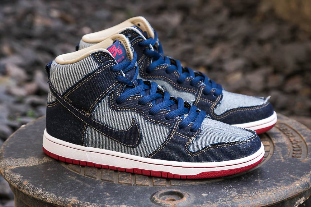 Ronde linnen convergentie De Nike SB Dunk OG High Reese Forbes Denim QS – Double Denim FTW! |  skatedeluxe Blog