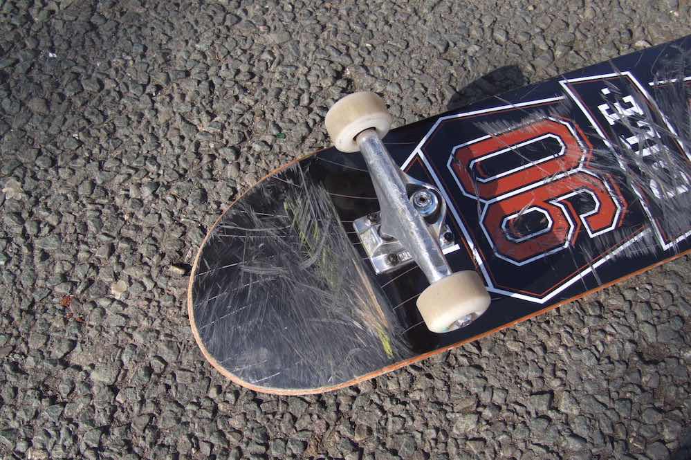 Plan B BLK ICE Deck after 10 hours skating Plan B BLK ICE Deck after 10 hours skating