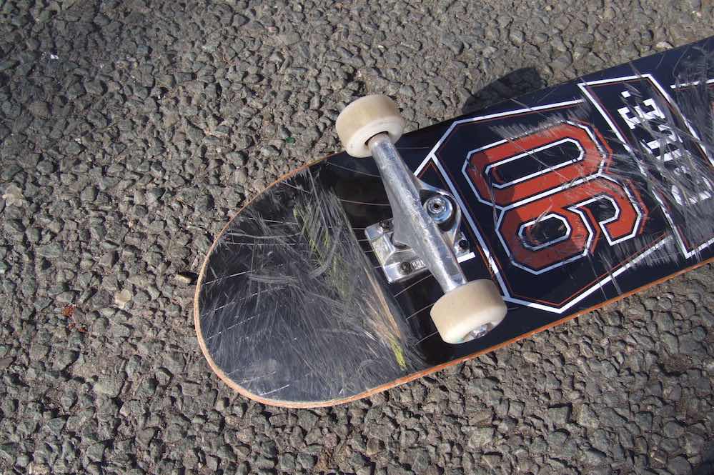 Plan B BLK ICE Deck nach 10 Stunden Skaten