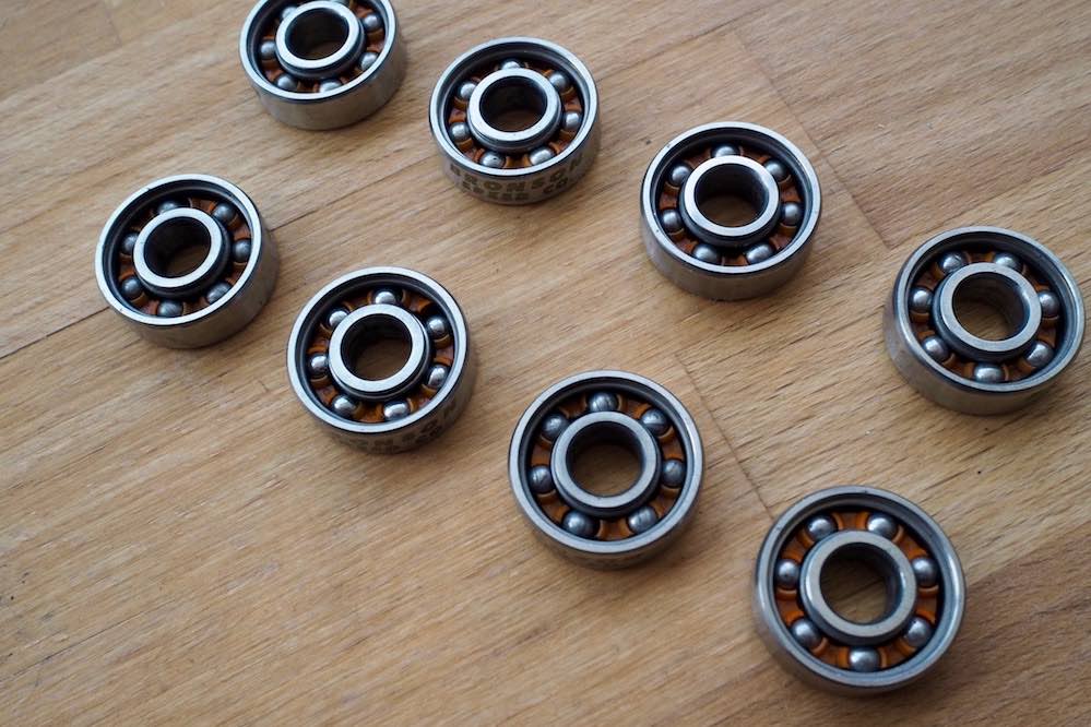 How to clean your bearings - step 5: Let clean bearings dry