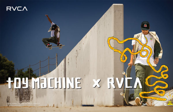RVCA x Toy Machine collection