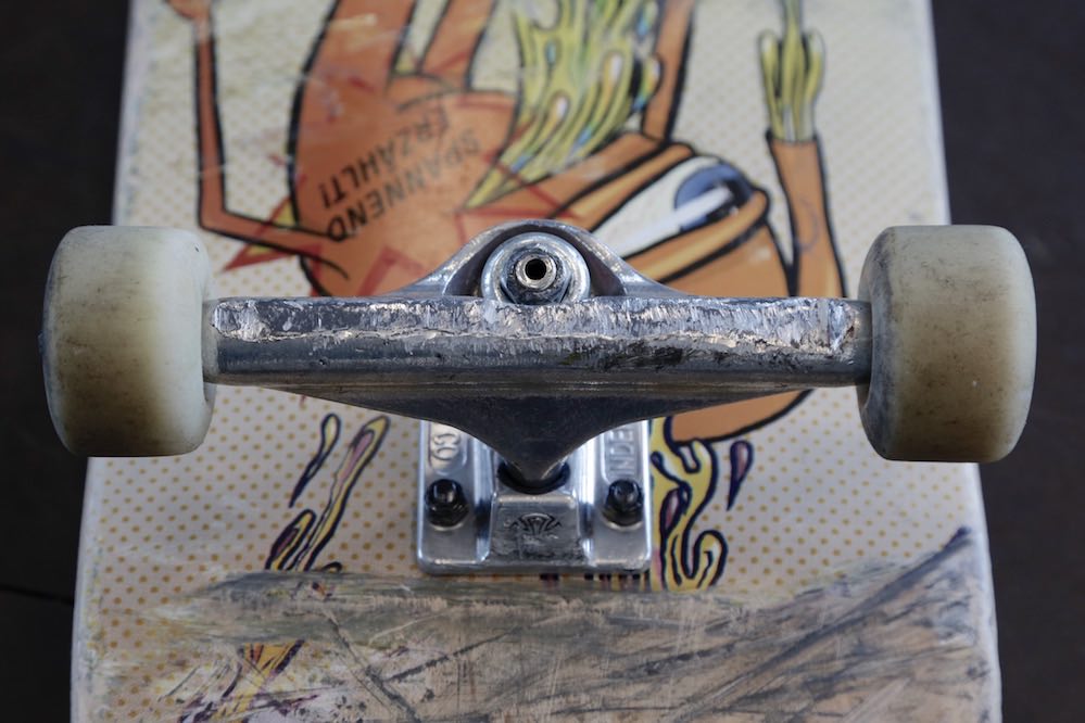 Les trucks Independent Stage 11 Standard Forged Titanium après neuf mois de skateboard