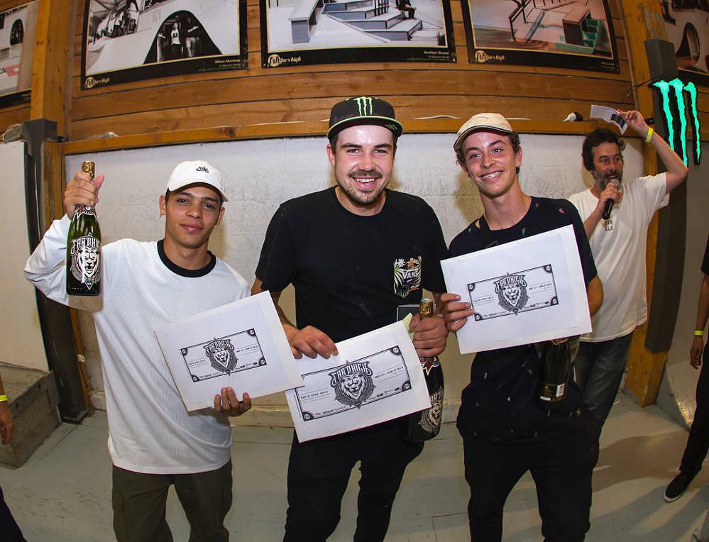 Far 'n' High XI Skate Contest Male Podium 2018 