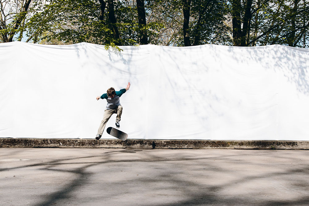 Skateboard Trick Frontside 360 Shove-It