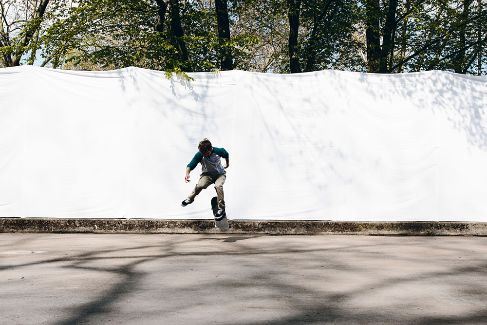 Skateboard Trick Frontside 360 Shove-It