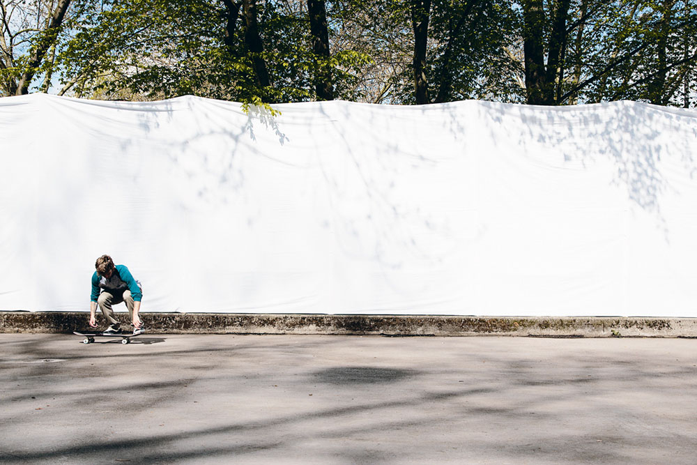 Skateboard Trick Nollie Treflip