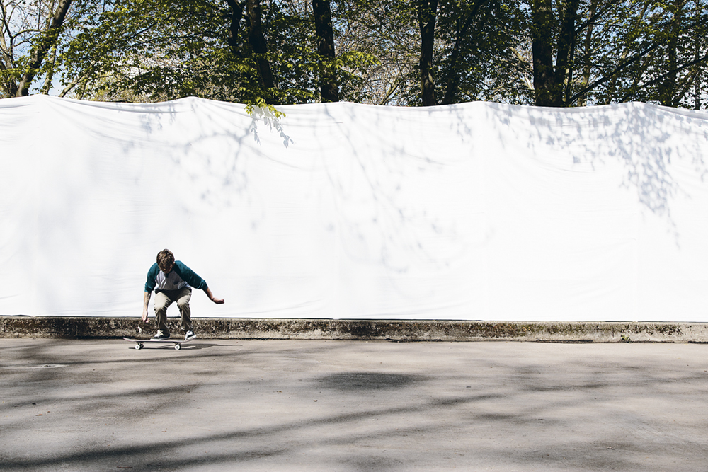 Skateboard Trick Nollie Treflip