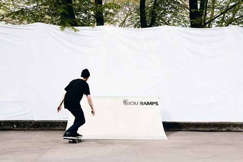 Skateboard Trick Backside Smithgrind