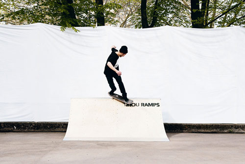 Skateboard Trick Backside Smithgrind