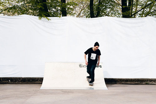 Skateboard Trick Backside Smithgrind