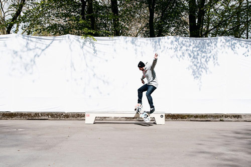 Skateboard Trick Kickflip Noseslide